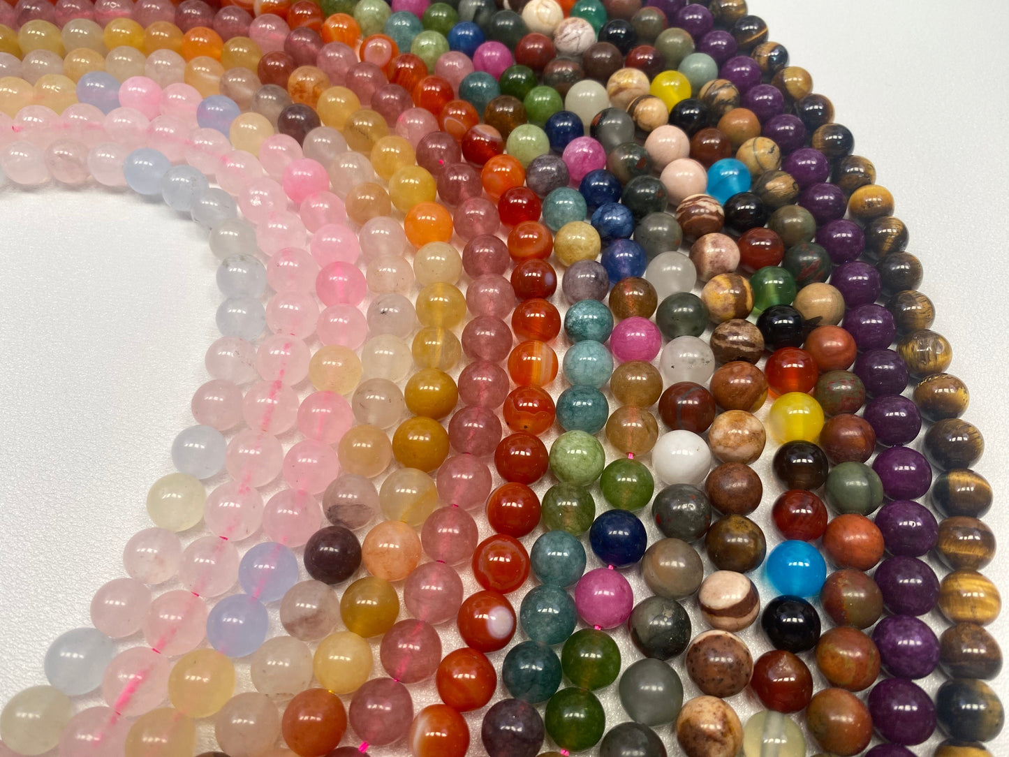 【Sales Promotion!】$25 Get 15 Strands 8MM DIY Crystal Beads (1 Strand = 45PCS)