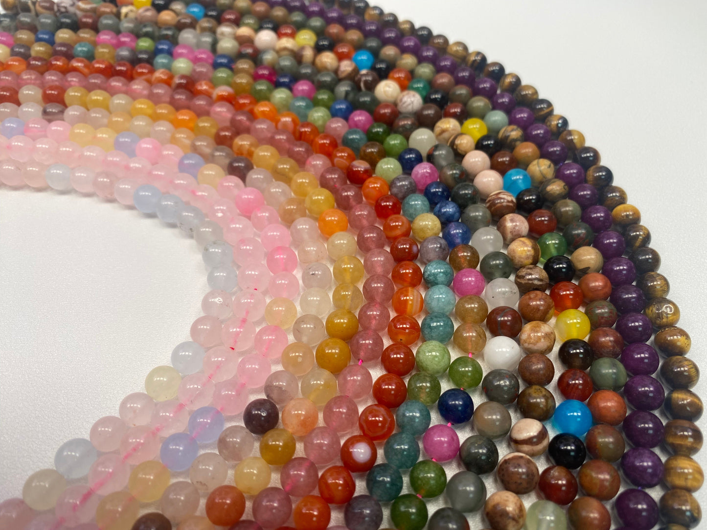 【Sales Promotion!】$25 Get 15 Strands 8MM DIY Crystal Beads (1 Strand = 45PCS)