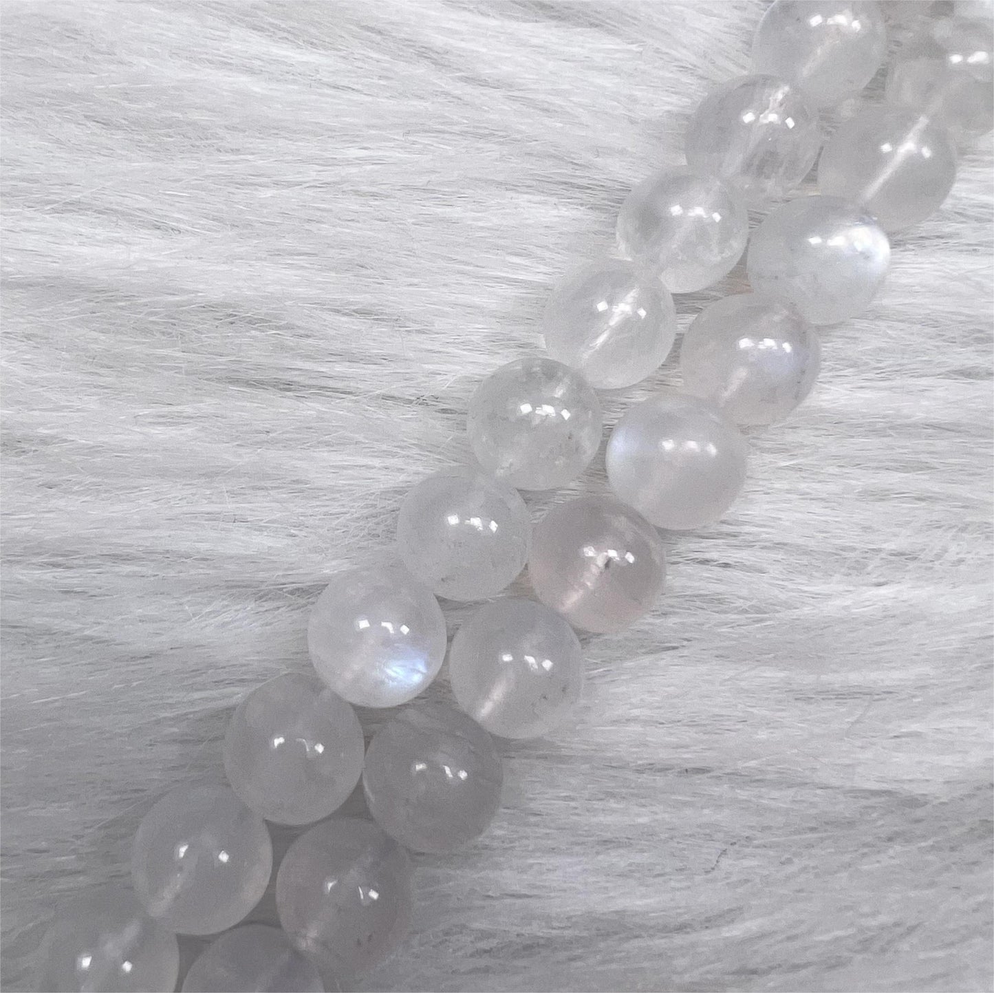 Gorgeous Moonstone Crystal Beads For Jewelry DIY(8mm 45PCS/10mm 38PCS 1 Strand)