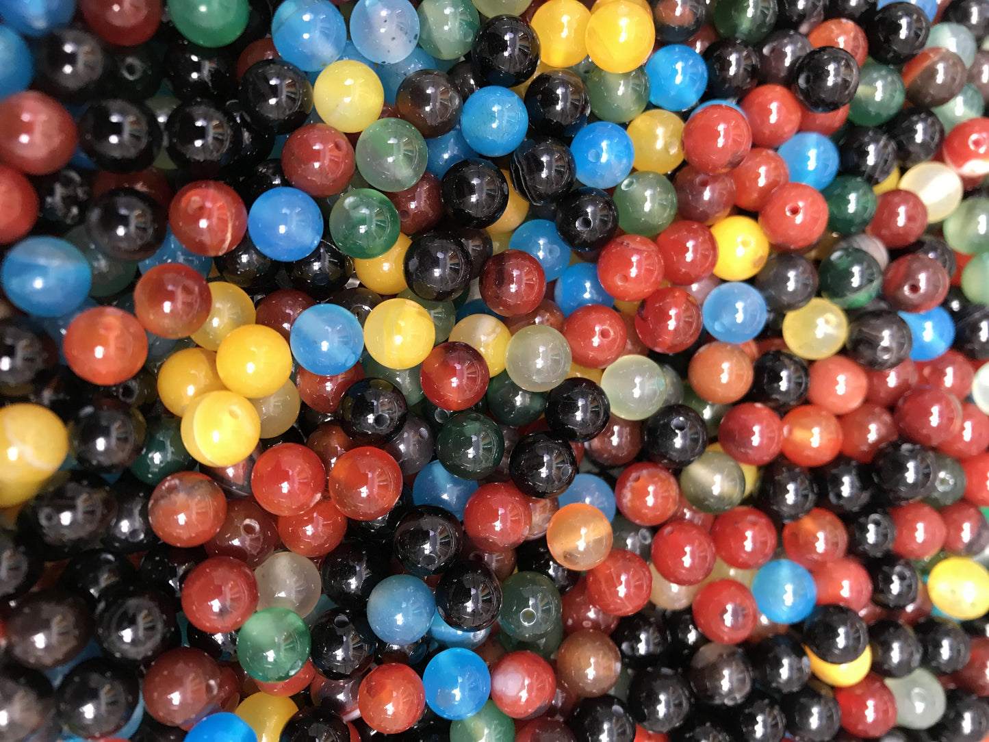 【Series-A Box】200 beads per Box 8MM DIY Crystal Beads
