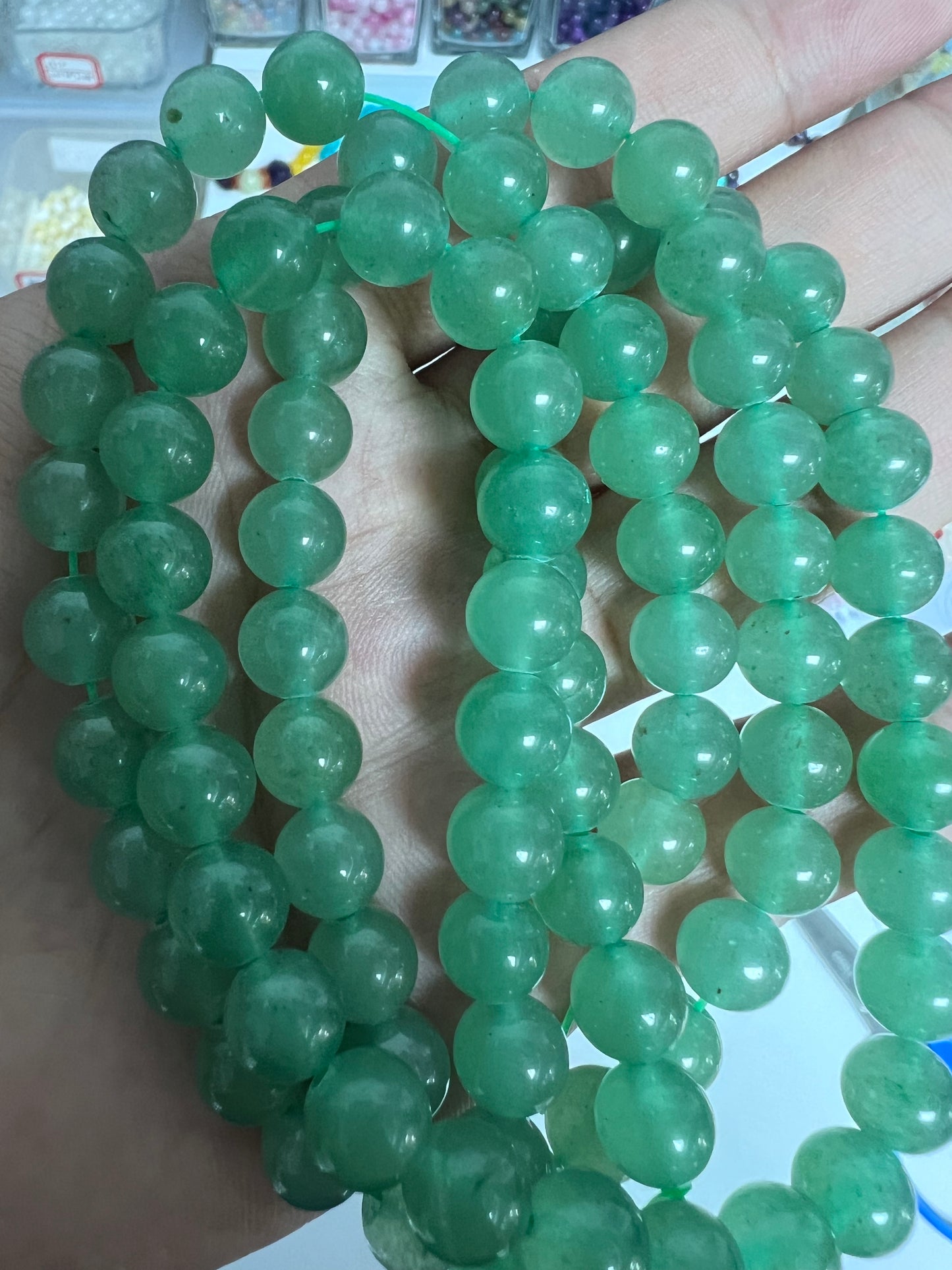 【Series-A】 8MM Crystal Beads For Jewelry DIY(1 Strand = 45PCS)