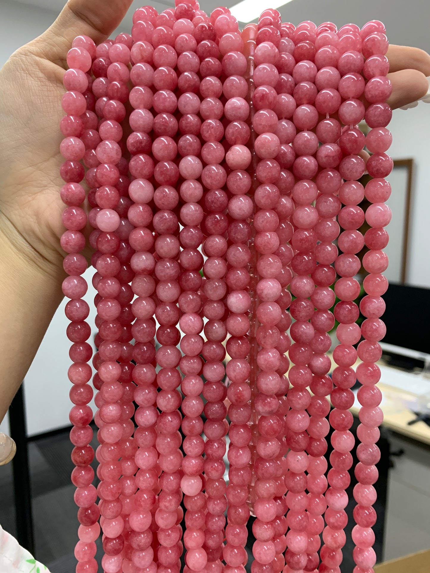 【Series-A】 8MM Crystal Beads For Jewelry DIY(1 Strand = 45PCS)