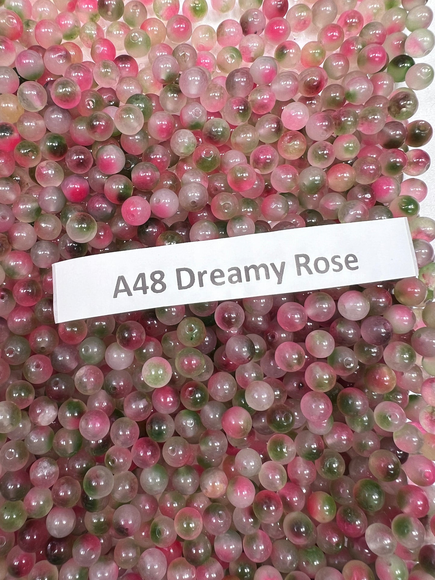 【Series-A】 8MM Crystal Beads For Jewelry DIY(1 Strand = 45PCS)