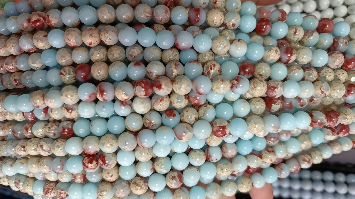 【Series-A Box】200 beads per Box 8MM DIY Crystal Beads