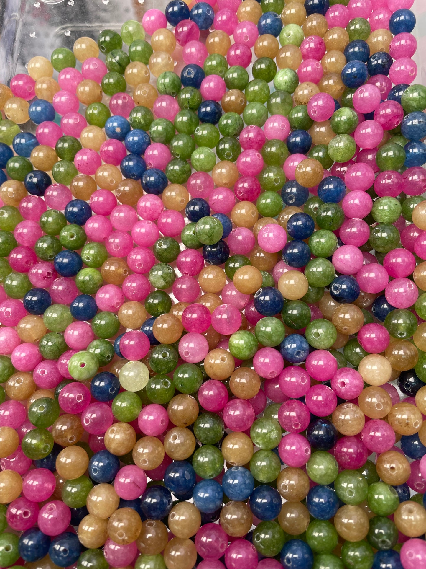 【Series-A Box】200 beads per Box 8MM DIY Crystal Beads