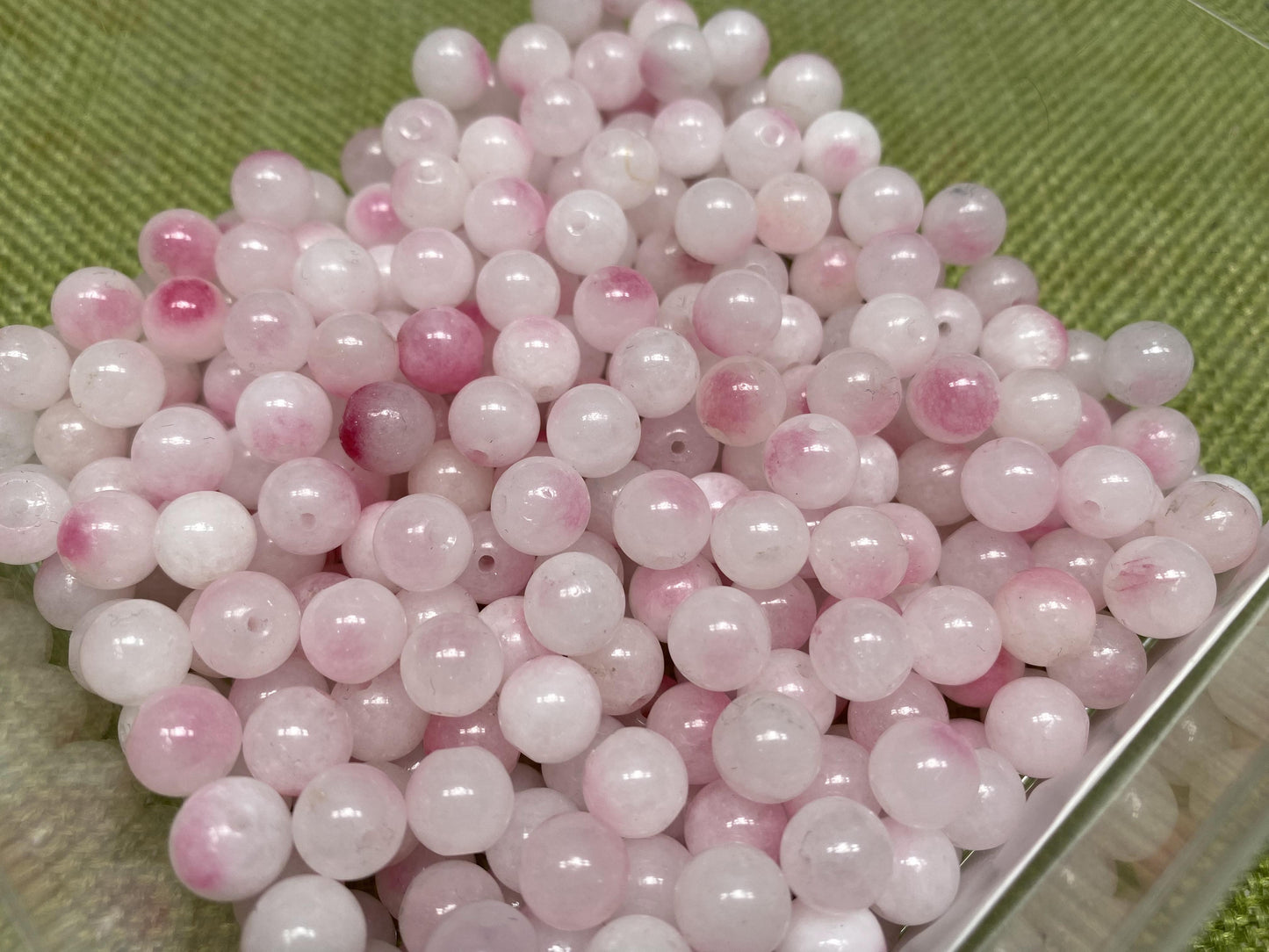 【SALE2-A】1 Box Over 200PCS 8MM DIY Crystal Beads