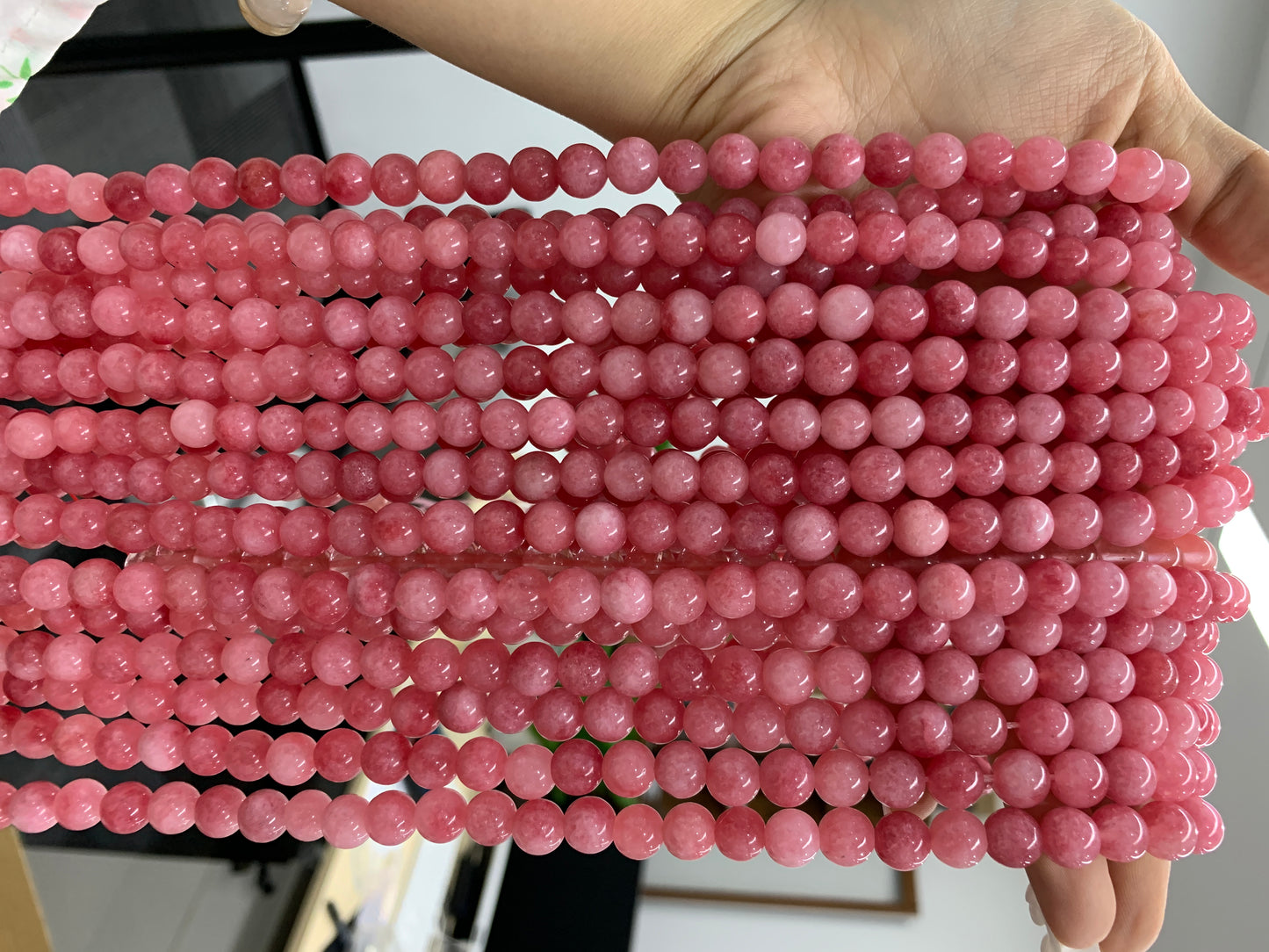 【SALE2-A】1 Box Over 200PCS 8MM DIY Crystal Beads