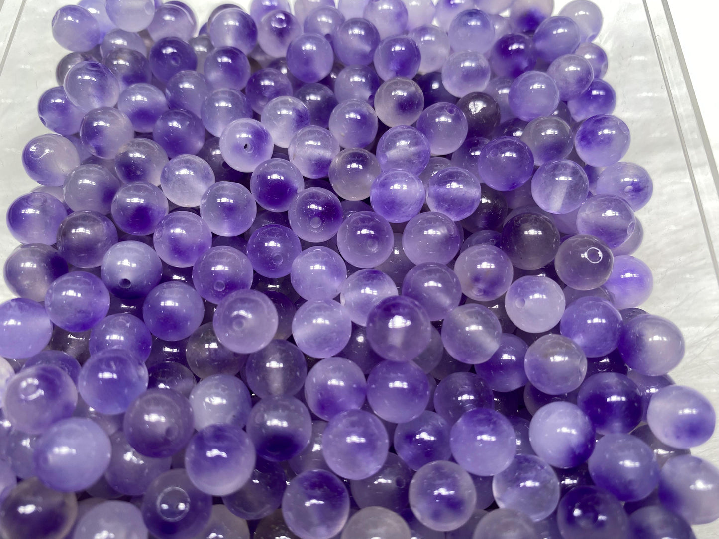 【SALE2-A】1 Box Over 200PCS 8MM DIY Crystal Beads