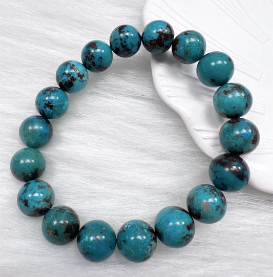 Natural Fynchenite Bracelet Round 12mm Beads